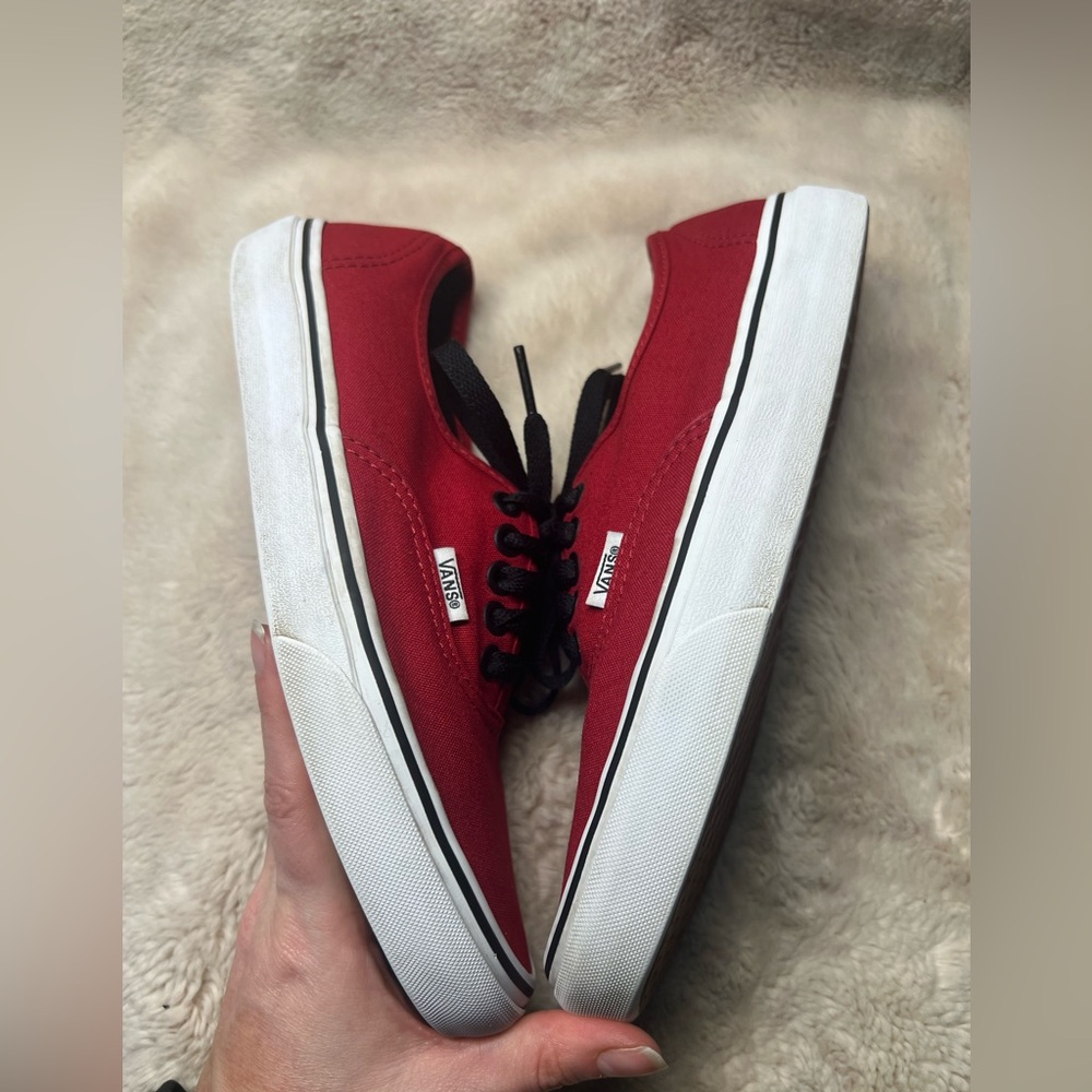 Vans red size womens 8 - Picture 6 of 6